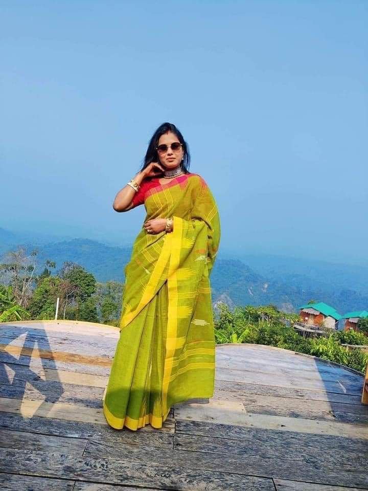 মনিপুরী হ্যান্ডলোম শাড়ী 3