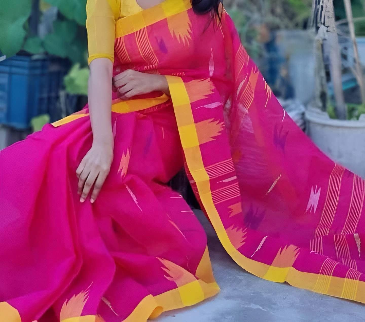 মনিপুরী হ্যান্ডলোম শাড়ী 6